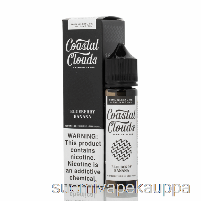 Vape Box Mustikka Banaani - Coastal Clouds Co. - 60 Ml 3 Mg